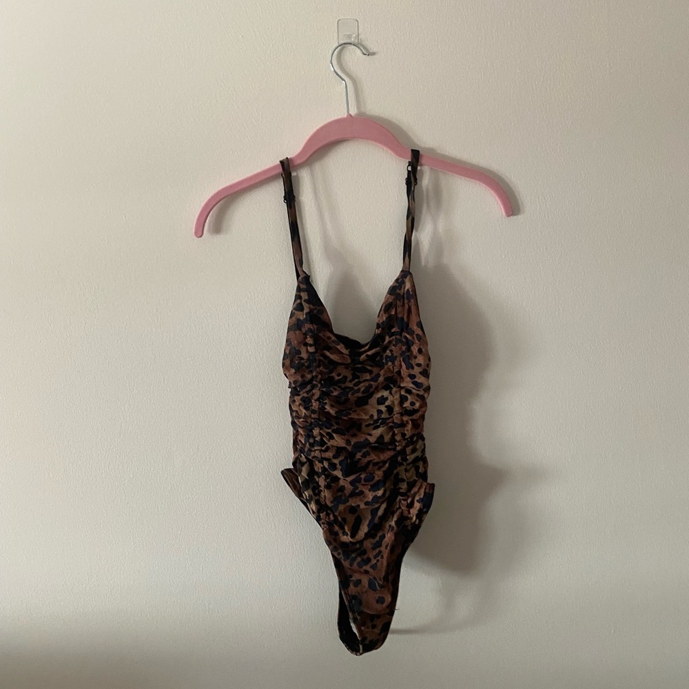 Urban outfitters leopard body suit